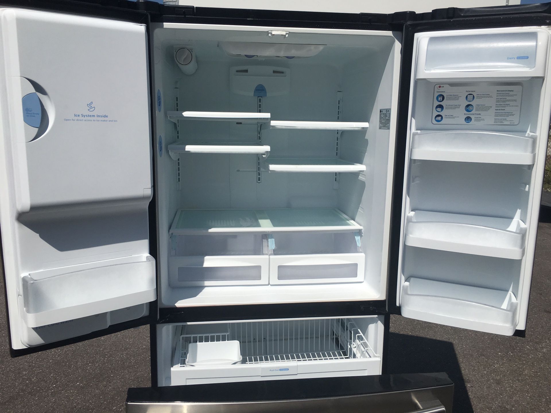 Lg stainless steel refrigerator