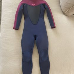 Roxy Wetsuit Girls Size 4