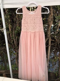 Cat & Jack girls pink dress