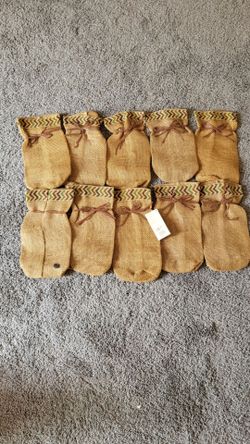 New burlap bags