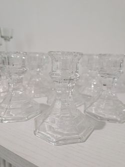 Glass Candle Holders 