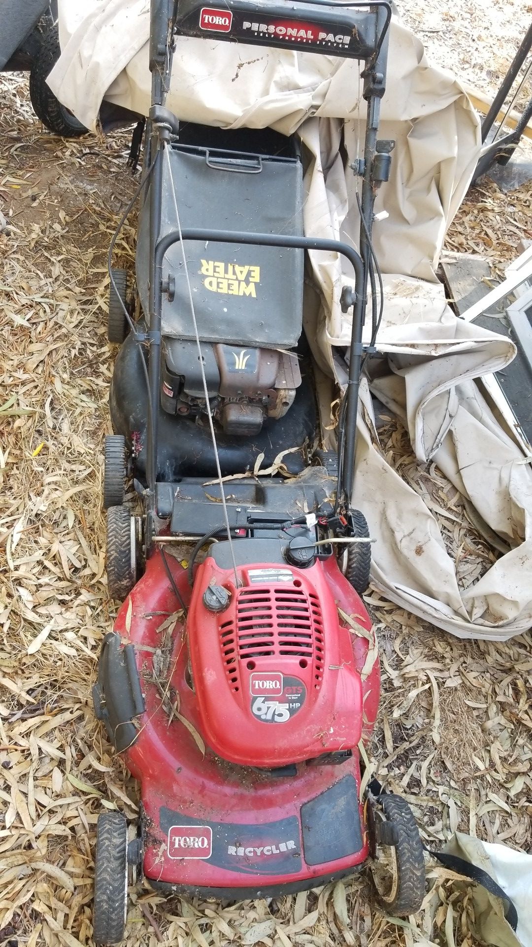 Toro gts lawnmower lawn mower6.75 hp