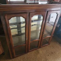 Antique Glass Hutch