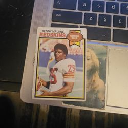 Benny Malone 1979 Topps Football Card