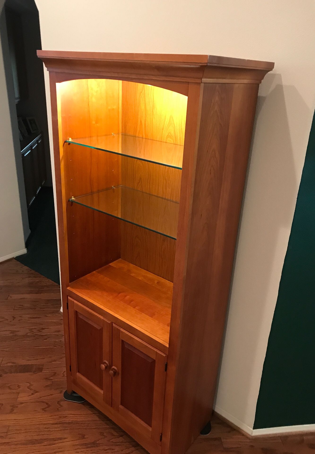 Basset furniture ~ lighted cabinet