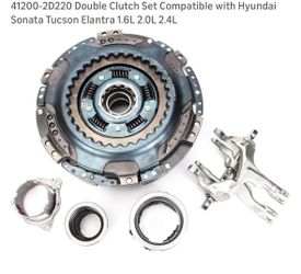 Double Clutch Set Compatible with Hyundai Sonata Tucson Elantra 1.6L 2.0L 2.4L 41200-2D220e 