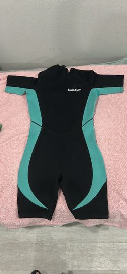 Bulobum Shorty Wetsuit Black and Teal