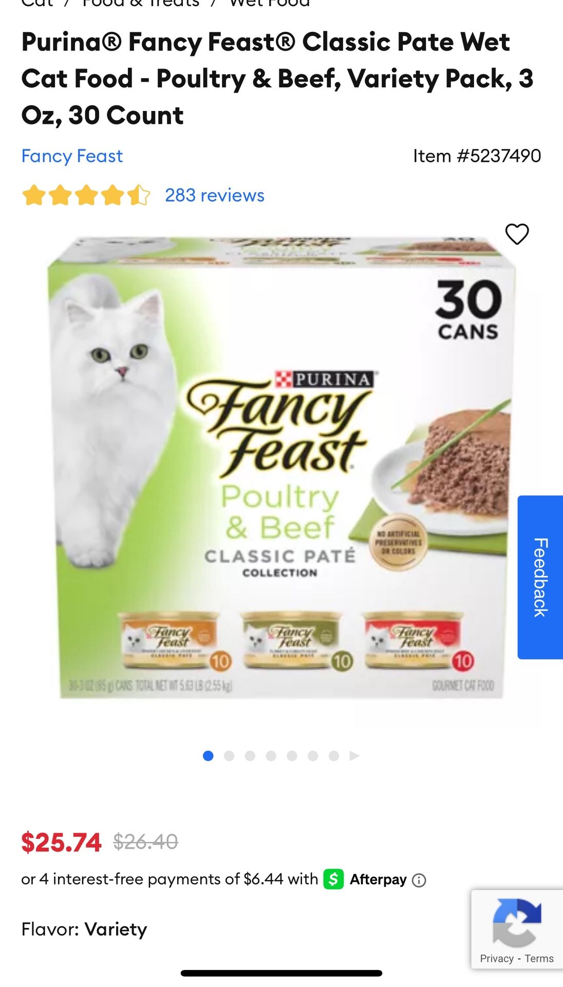 Fancy Feast Cat Food