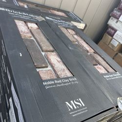 MSI Red Noble 10.5 in. x 28 in. Textured Clay Brick Look Mesh-Mounted Mosaic Tile (8.7 sq. ft./Case