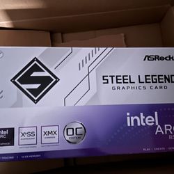 Intel b580 ASRock Steel Legend Gpu 12gb VRAM