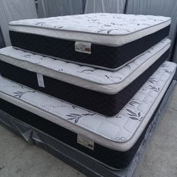 ❎️queen Size Mattress Pillow Top 12" Thick 