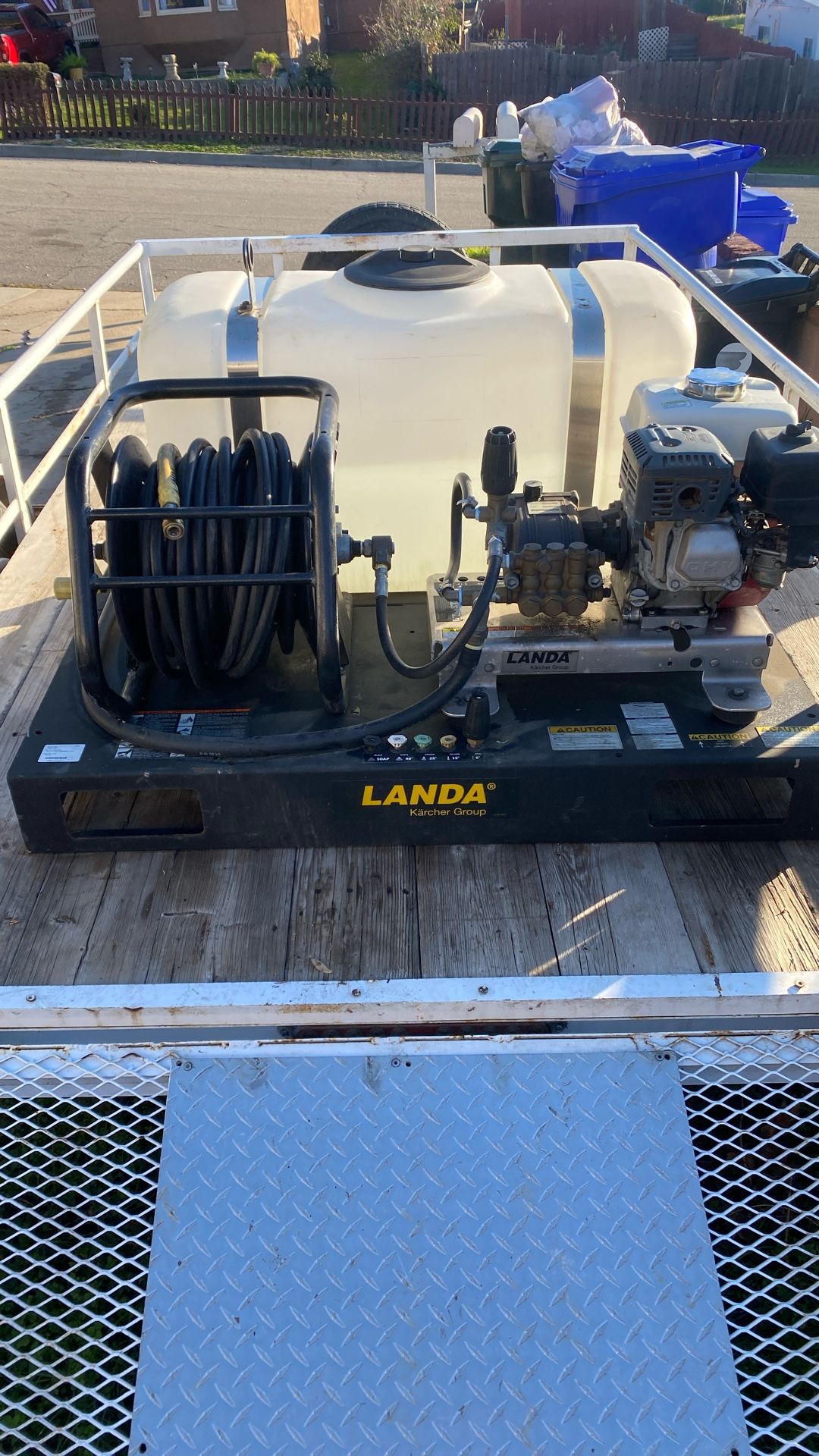 Landa Skid Mounted Pressure Washer