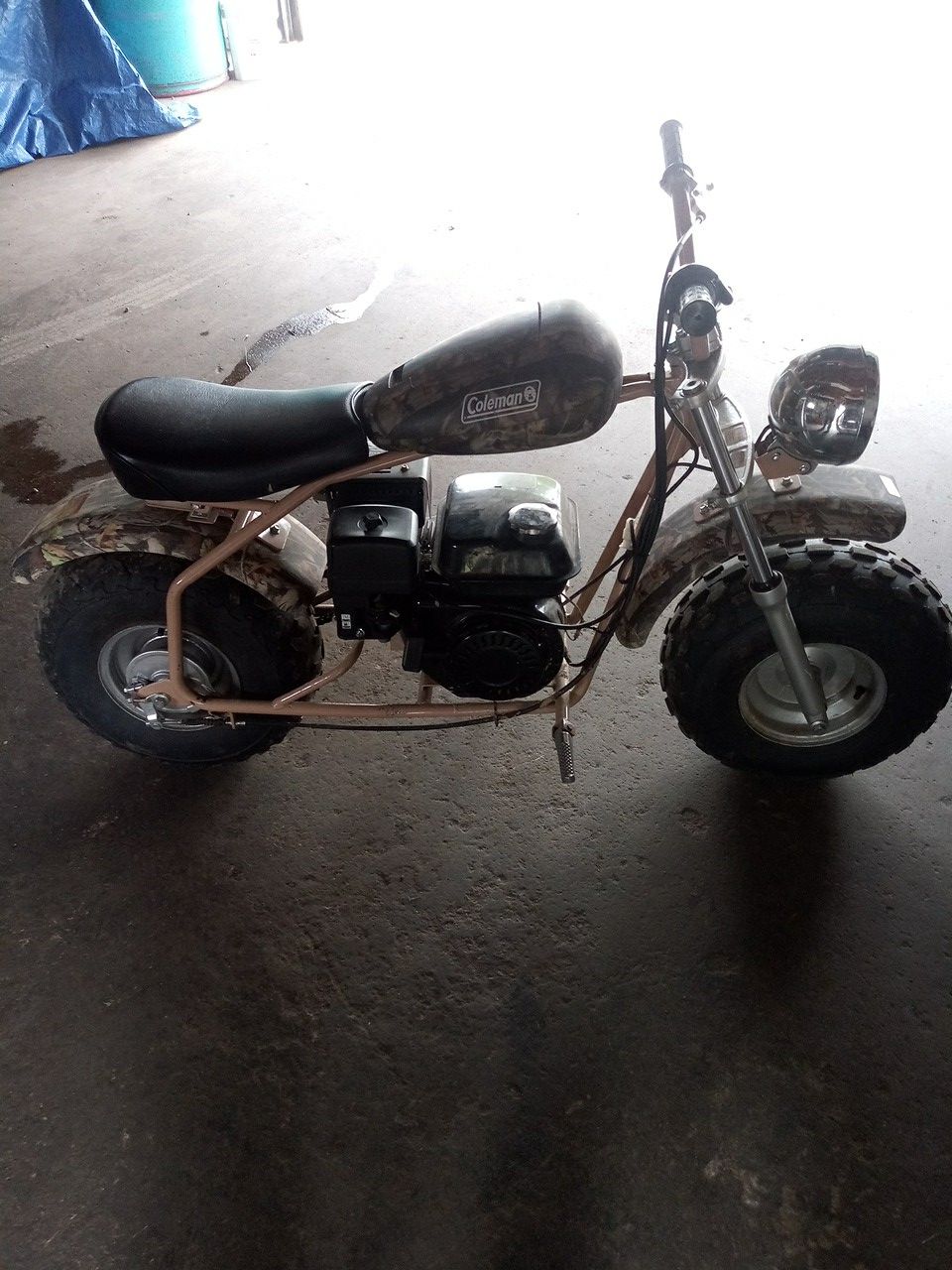 Coleman mini bike runs needs carburetor cleaned