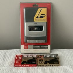 RCA Cassette Recorder (NEW)