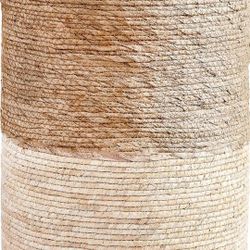 Ottoman Poufs, 100% Natural Seagrass Pouffe,