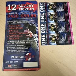 Paintball Tickets