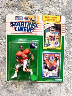 Kenner Starting Lineup 1990 Bobby Humphrey Denver Broncos  football figure