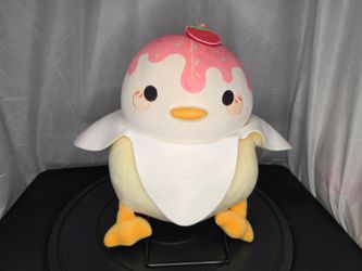 Honeymaru Strawberry Sundae Banana Duck Mochi 12" Plush (Round1 Exclusive)