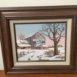 VTG OIL PAINTING FRAMED 
