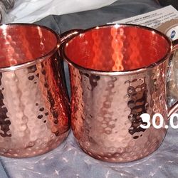 Copper Cups X2