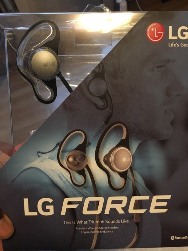 Lg force Bluetooth wireless headset