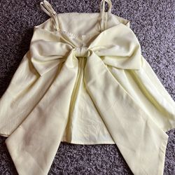 Yellow summer top