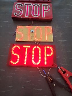 L E D .Light STOP . FOR Any Cars. O Truks.L E D .Light STOP . FOR Any Cars. O Truks.