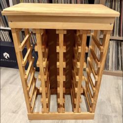 Custom Hand Made Pure Pine Wood 24 Wine Rack/Table 