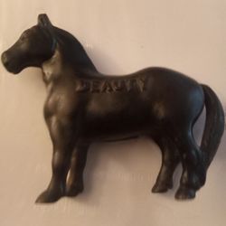 Antique Cast Iron Horse Bank 