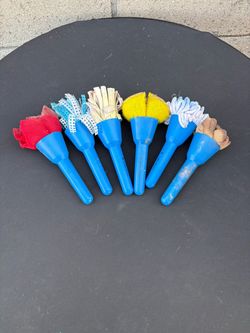 Lakeshore Learning Kids Texture Paint Brushes - Set of 6 Sensory Art Tools