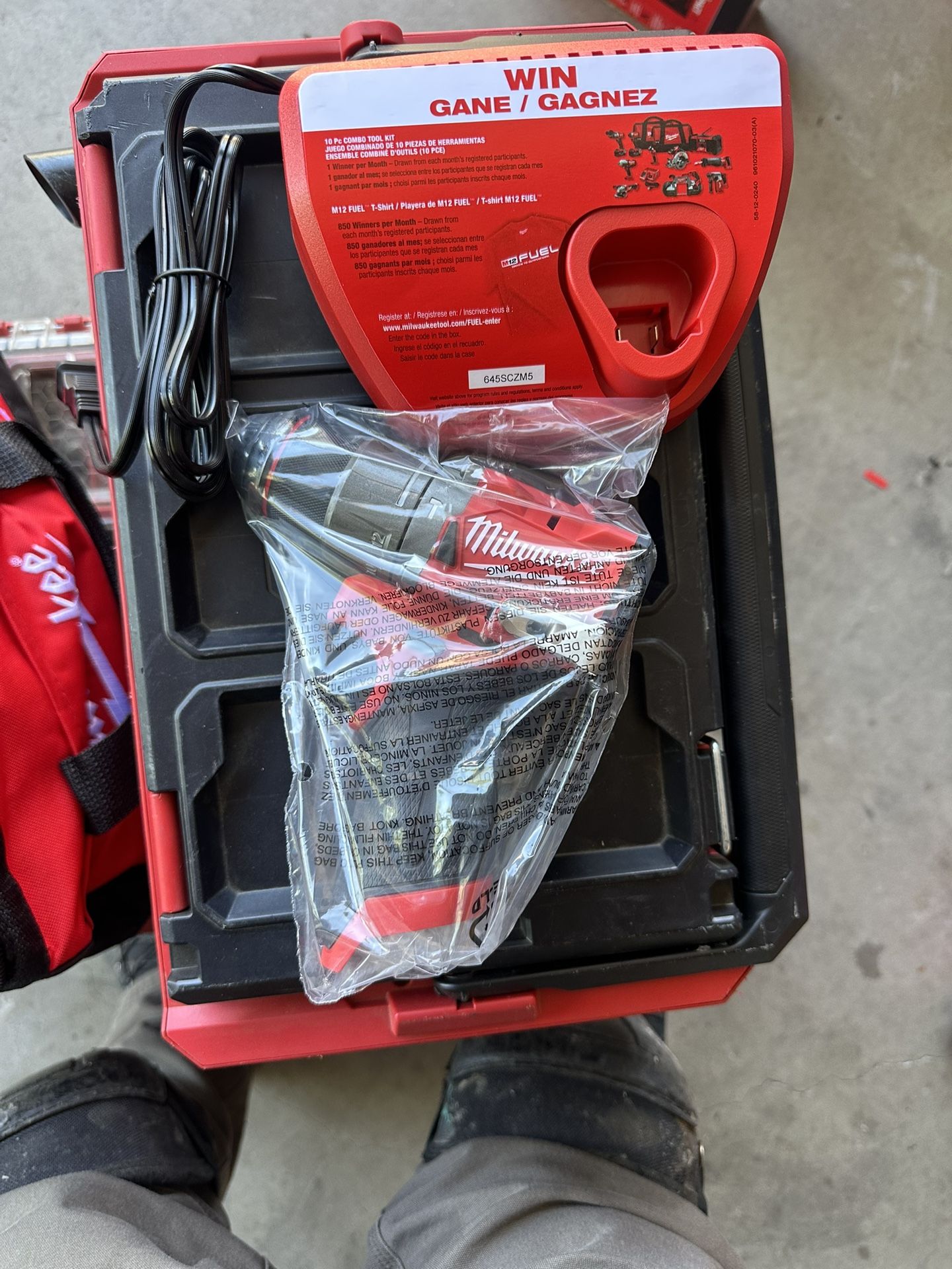Milwaukee M12 Hammer Drill And Charger