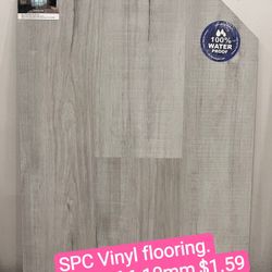 SPC Vinyl Flooring, Waterproof, 8 mm $1.79/sqft Autumn Specials