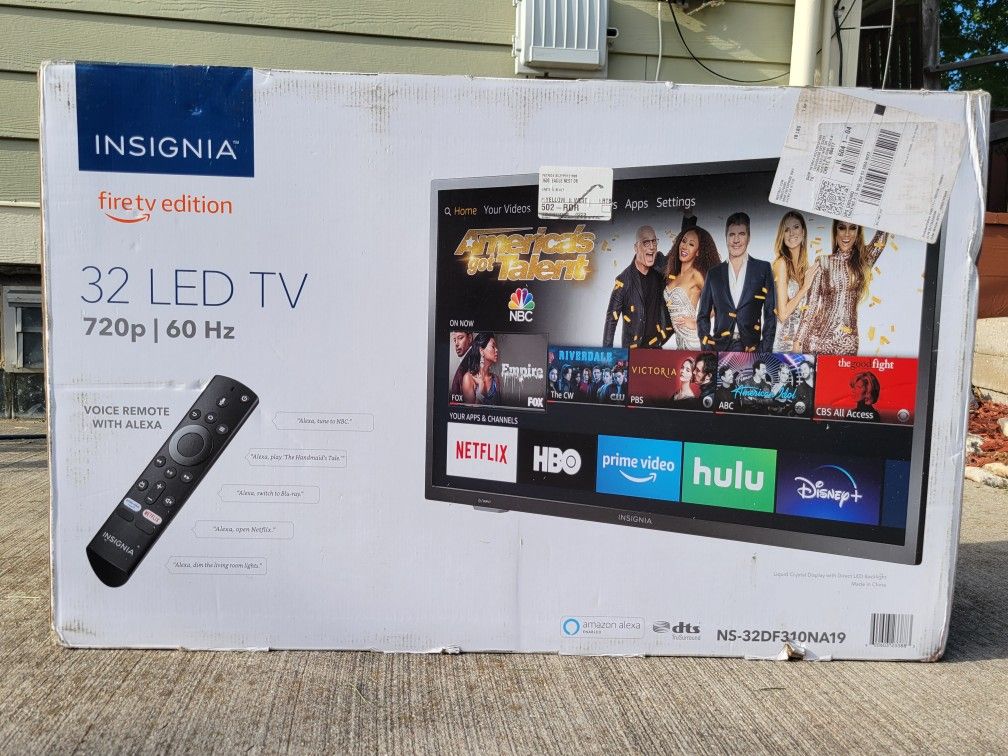 32" LED Insignia TV, Fire TV Edition, 720p 60hz