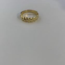 14k Gold Rope Ring