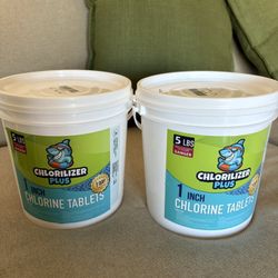 1 Inch Chlorine Tablets 5 Lb per bucket
