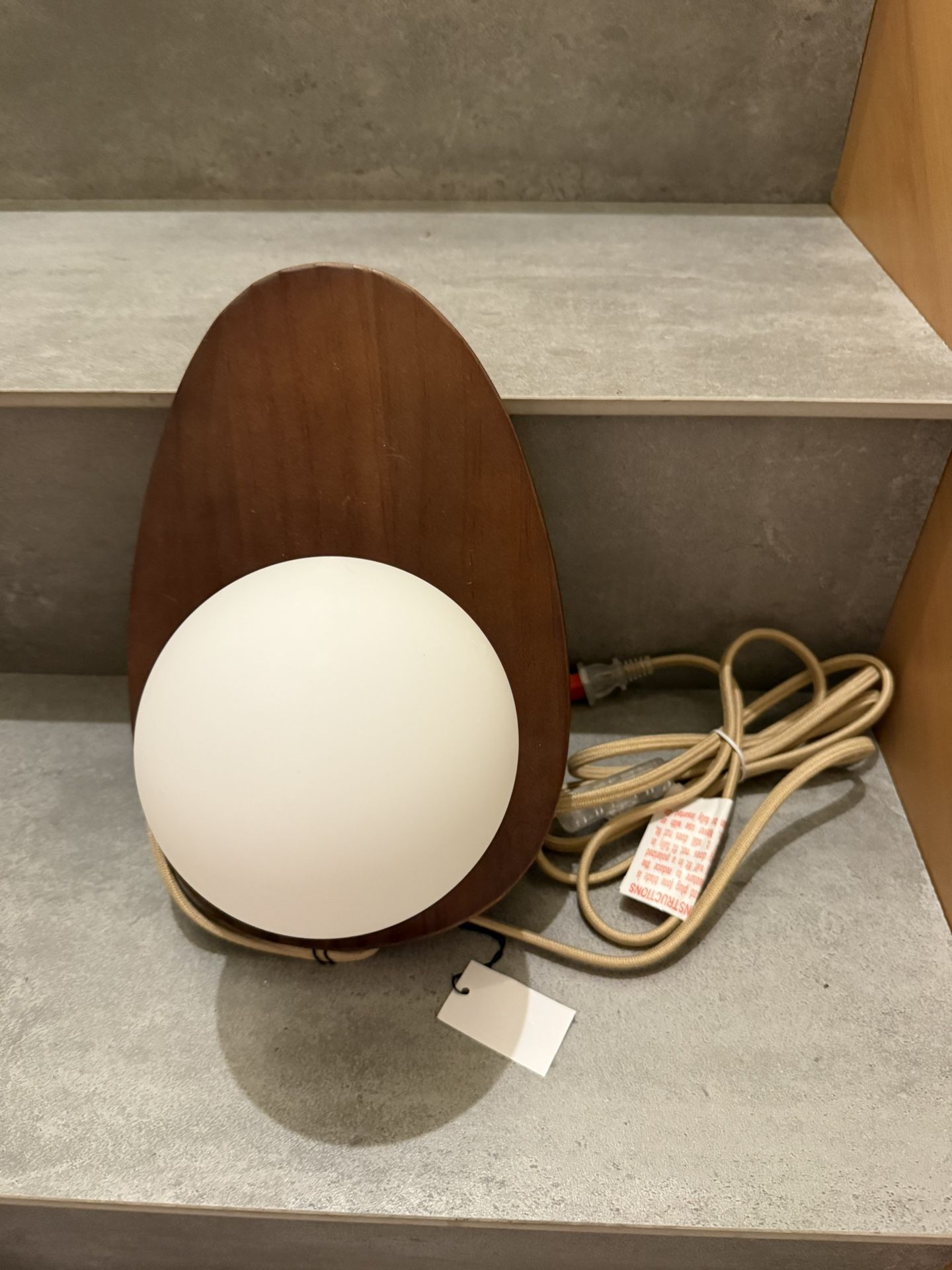 Mid century Modern Style Wall lamp/sconce Walnut