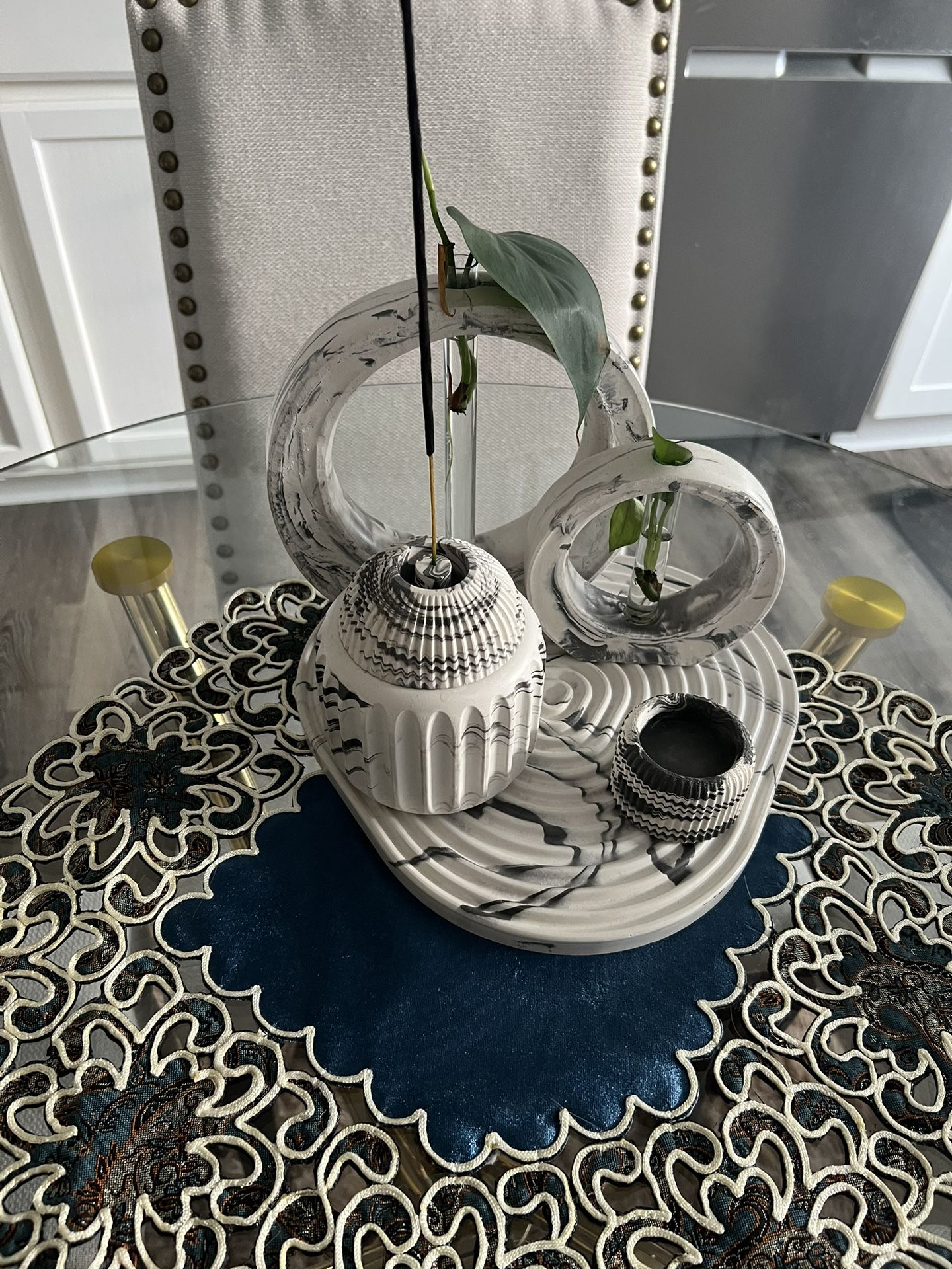Modern Marbles Home Decor Set
