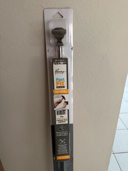 Kenney Fast Fit Curtain Rod 48–86 in