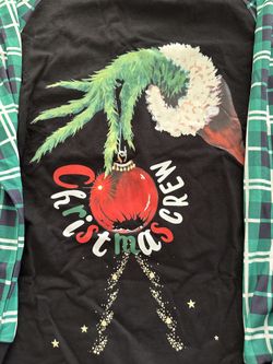 GRINCH (HIS, HERS & DOG) MATCHING PAJAMAS 