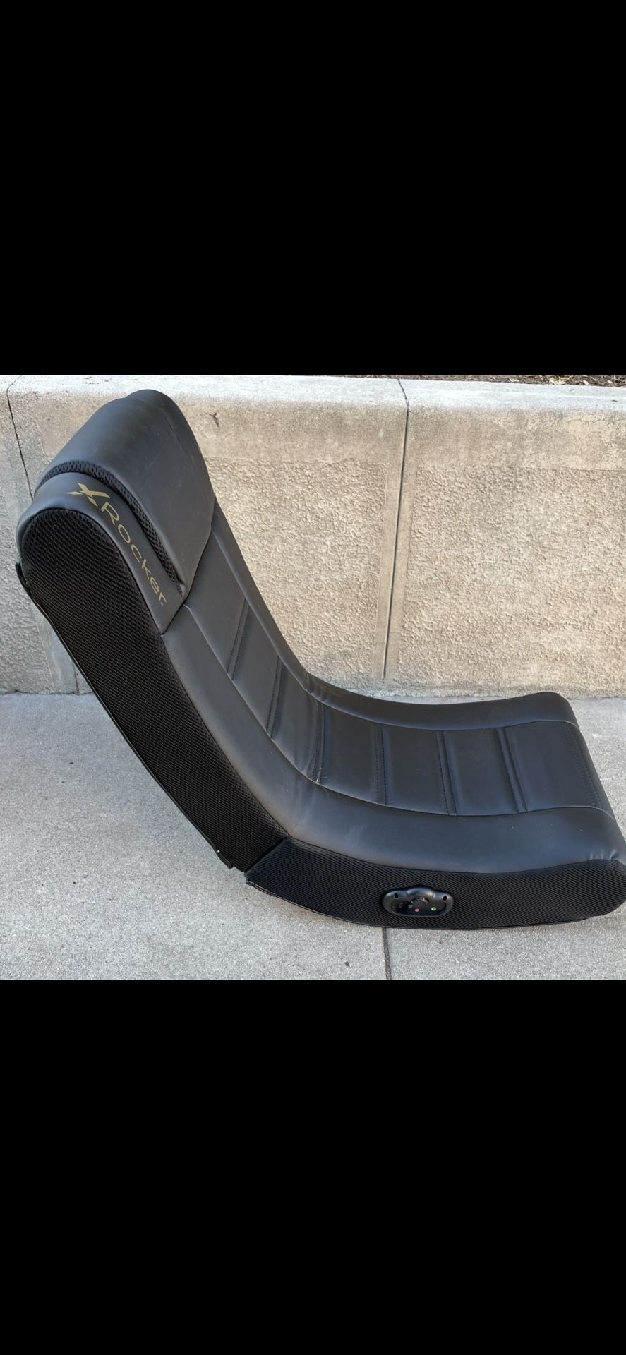 X ROCKER Folding Gaming Chair with Audio Built-in plug Speakers FIRM PRICE IN eagle rock