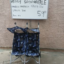 Umbrella Double Stroller