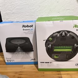 iRobot Roomba i3+ EVO (3550) robot vacuum and Brave Jet m6 (6113) Robot Mop 