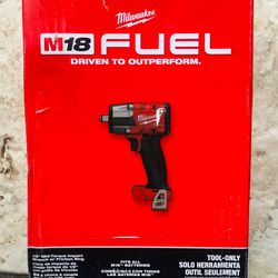 Milwaukee M18 FUEL Gen-2 18V Lithium-Ion Brushless Cordless Mid Torque 1/2 in. Impact Wrench w/Friction Ring (Tool-Only)