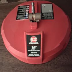 EZ CLEAN 15 INCH PRESSURE WASHER SURFACE CLEANER