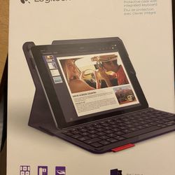 ⌨️Logitech Type+ Protective Case with Integrated Keyboard for iPad Air 2 - Black 