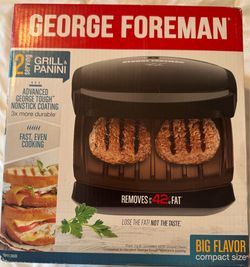 George Foreman grill and panini press