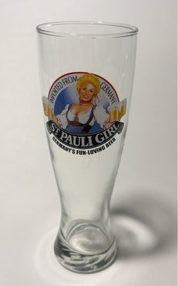 St. Pauli Girl Pilsner Glass Germany Barware