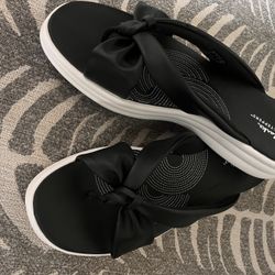 New Cloudsteppers Drift Ave Slip-On Wedge Sandals