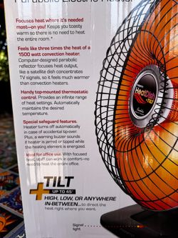 Presto HeatDish Plus Tilt Parabolic Electric Heater
