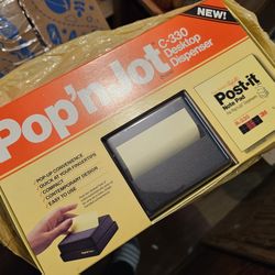 4 sets of new post it popup holder, includes post it notes, flags and labels.